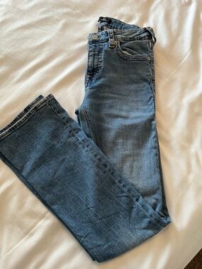 True religion  Mid-Rise Bootcut Jeans - Light Blue-size 29